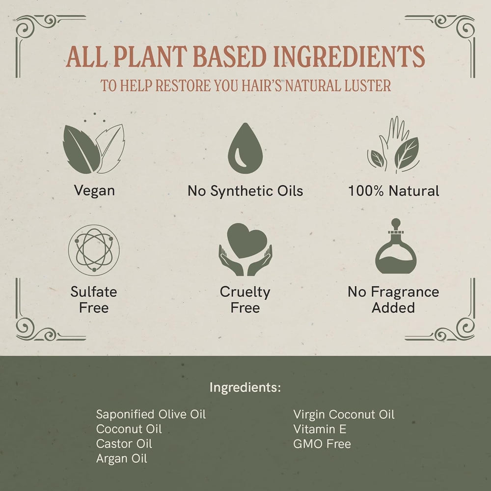 J·R·LIGGETT'S coconut-argan blend cleans while supporting frizz control.