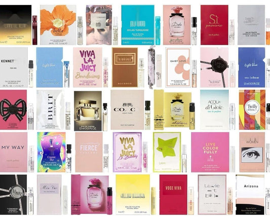 JRoBeauty perfume sampler with 12 vials for on-the-go testing
