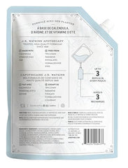 JR Watkins Ocean Breeze label closeup highlights clean ingredients and refreshing scent.
