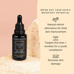 JSHealth Hydrating Face Oil application on the face showing lightweight hydration.