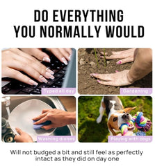 Jsiallye nail-art DIY extension kit enables versatile home styling.