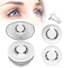 Jsqianfei Hunnyfit magnetic lashes with applicator for glue-free precision.