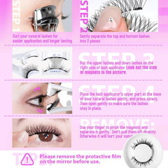 Jsqianfei Hunnyfit reusable magnetic lashes for sustainable beauty.