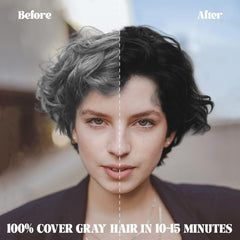 JUANCHI Hair-dye shampoo application process demonstrates glove use.