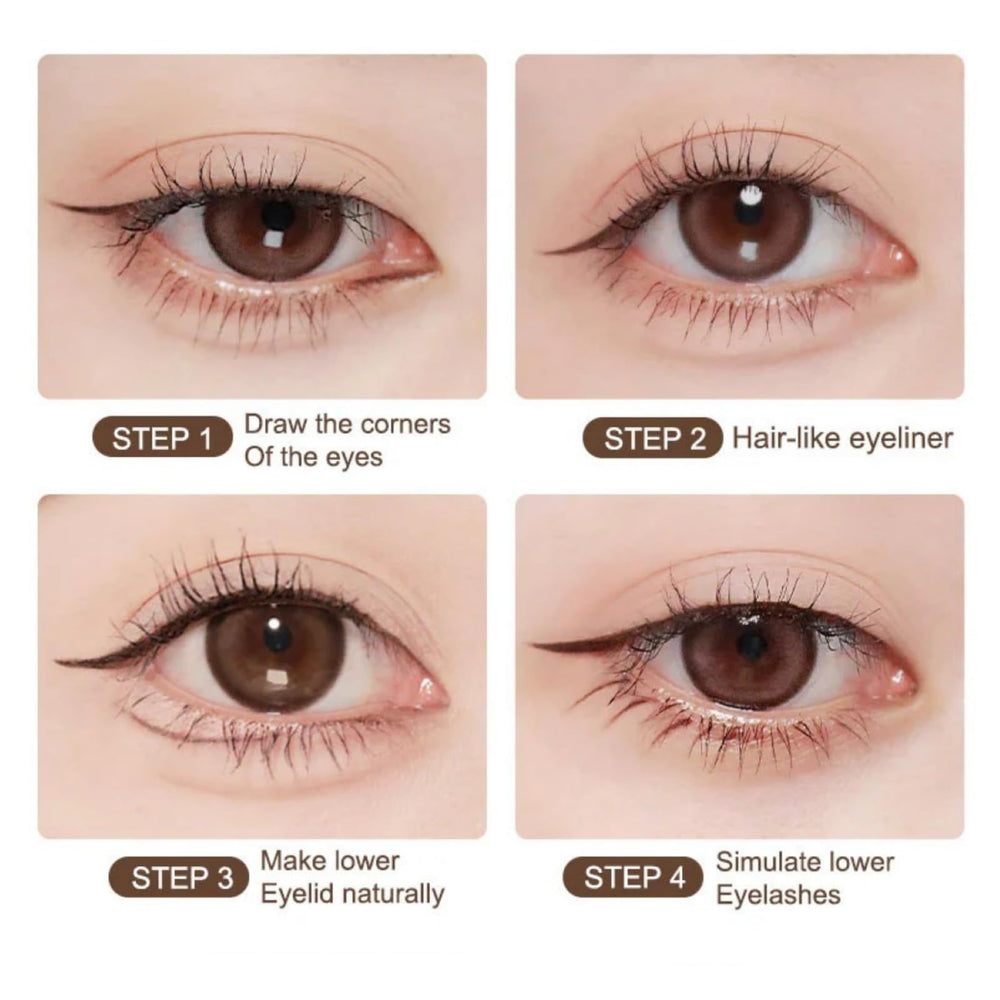 JUDYDOLL waterproof test indicates smudge-proof performance.