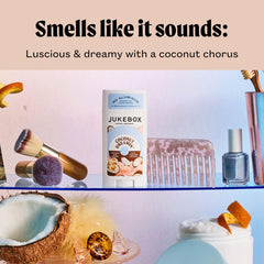 JUKEBOX Coconut Dreamin' postbiotics image suggests skin balance support