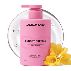 JUL7ME perfume shampoo bottle for damaged hair with nourishing fragrance