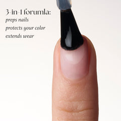 Julep Strength in Numbers top coat seals color with a glossy protective layer.