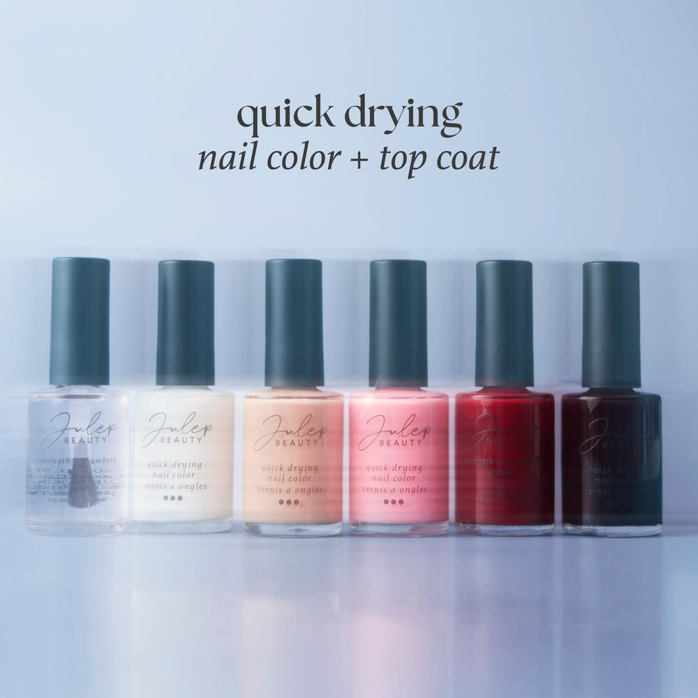 Julep Strength in Numbers wear-test on nails shows extended manicure.