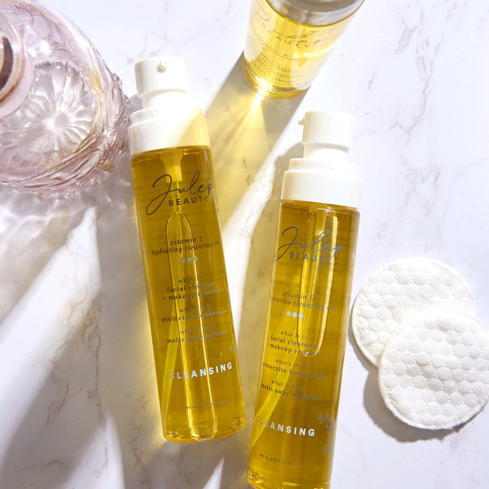 Julep Two-piece set packaging front showcases convenient cleansing duo