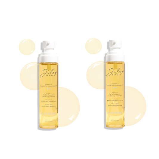 Julep Vitamin E cleansing oil bottle pour for makeup removal