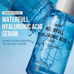 JUMISO Waterfull label confirms vegan fragrance-free formula for sensitive skin.