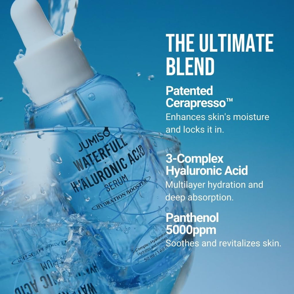 JUMISO Waterfull texture close-up shows lightweight gel consistency.