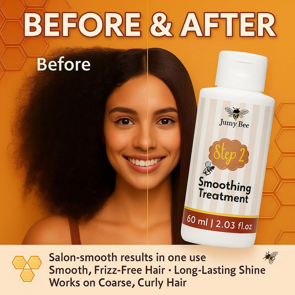 Jumy Bee kit packaging texture conveying premium at-home salon vibe