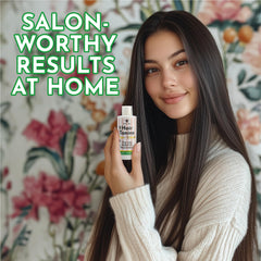 Jumybee Tanino application in sections shows simple at-home styling.
