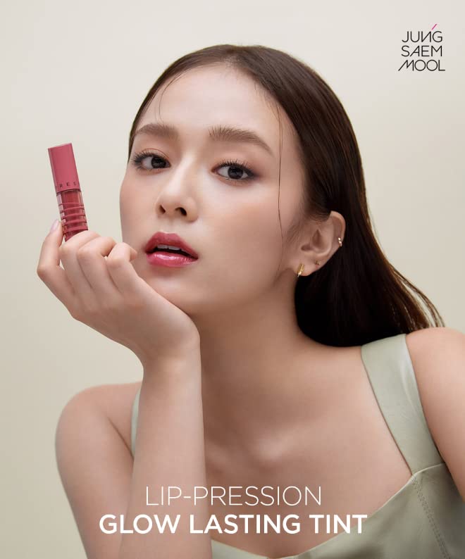 JUNG SAEM MOOL glass-coated shine with layerable color on lips