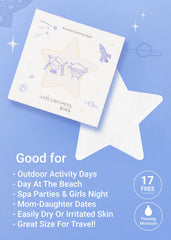 Close up texture of Jung Saem Mool Kids Waterful Patch Star hydration matrix