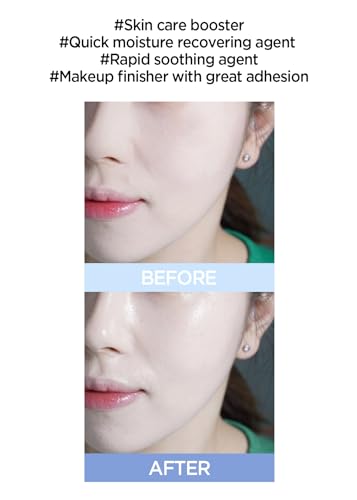JUNG SAEM MOOL micro fine mist application close-up showing dewy finish