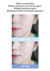 JUNG SAEM MOOL micro fine mist application close-up showing dewy finish