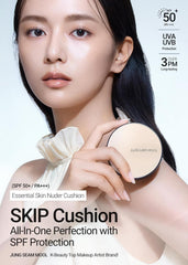 Jung Saem Mool cushion bottle close-up showing refill not included.