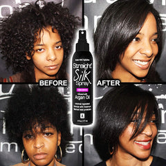 JuniorLabs Straight Silk Spray ready for flat-iron styling session