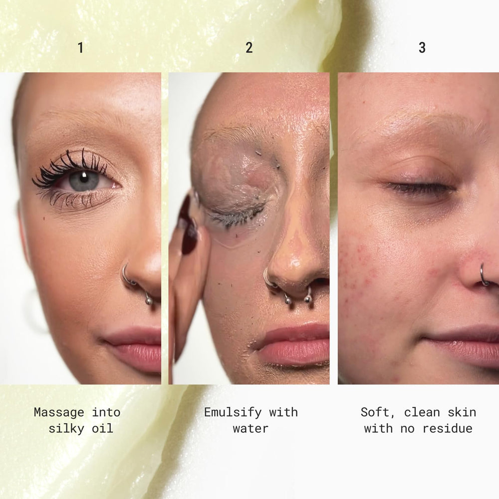 JUNO & Co Jade skin after cleanse looks refreshed