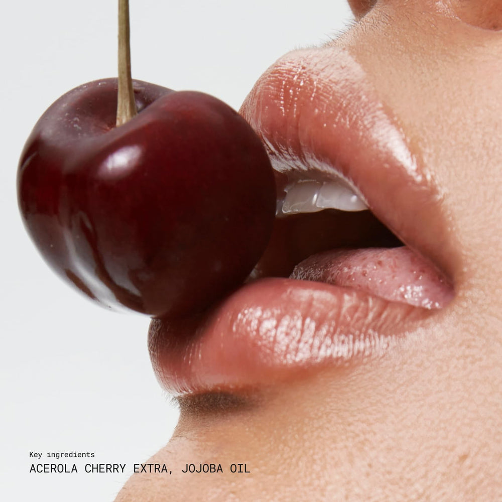 Squalane and vitamin C brighten and moisturize lips in JUNO & Co. Lip Milk