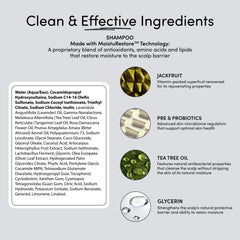 Close-up of Jupiter Tea Tree Oil ingredient refreshing scalp feel