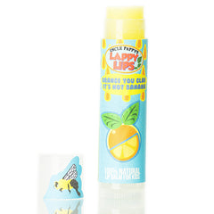 Just Bee Lappy Lips bubble num lip balm, playful packaging for kids