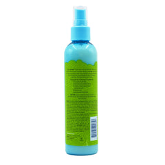 Just For Me Curl Peace 5N1 Wonder Spray bottle applying for smoother, defined curls.