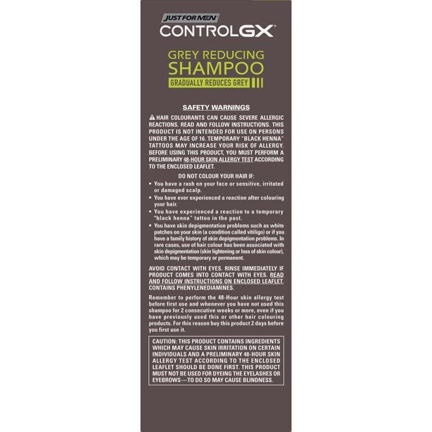 Lather forming on wet hair with Just for Men Control GX