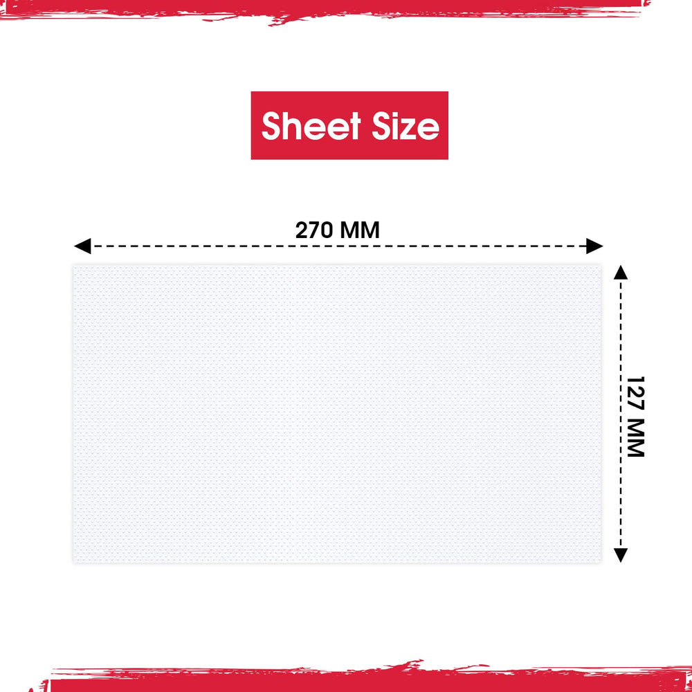 Just Home pack of six foil sheets designed for versatile hair lightening workflows.