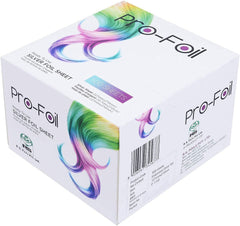 Just Home highlighting foils ready-to-use for quick, clean sectioning during bleaching and coloring.