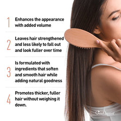 Grow New Hair Conditioner texture swatch demonstrating lightweight smoothing