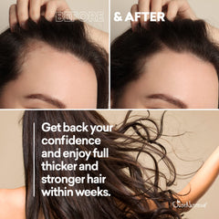 Just Nutritive Grow New Hair Shampoo application in shower for smooth styling