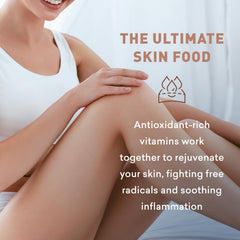 Just Nutritive ready-for-tan skin texture for smooth application.