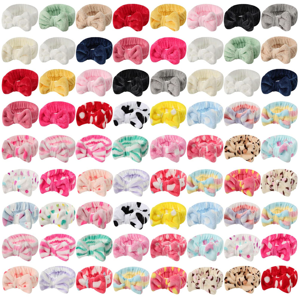 Jutom 74-piece headband set with 37 styles for versatile skincare prep