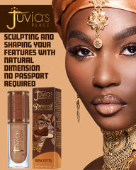 Juvia's Place Biscotti warm glow enhances medium skin tones beautifully.