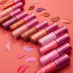 Closeup of PeachRose texture for creamy, blendable consistency