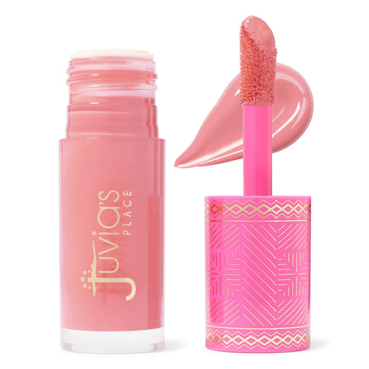 Juvia's Place RosyPosey liquid blush texture for seamless blending and natural glow