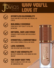 Juvia's Place Butterscotch swatch reveals golden undertones for sunlit warmth
