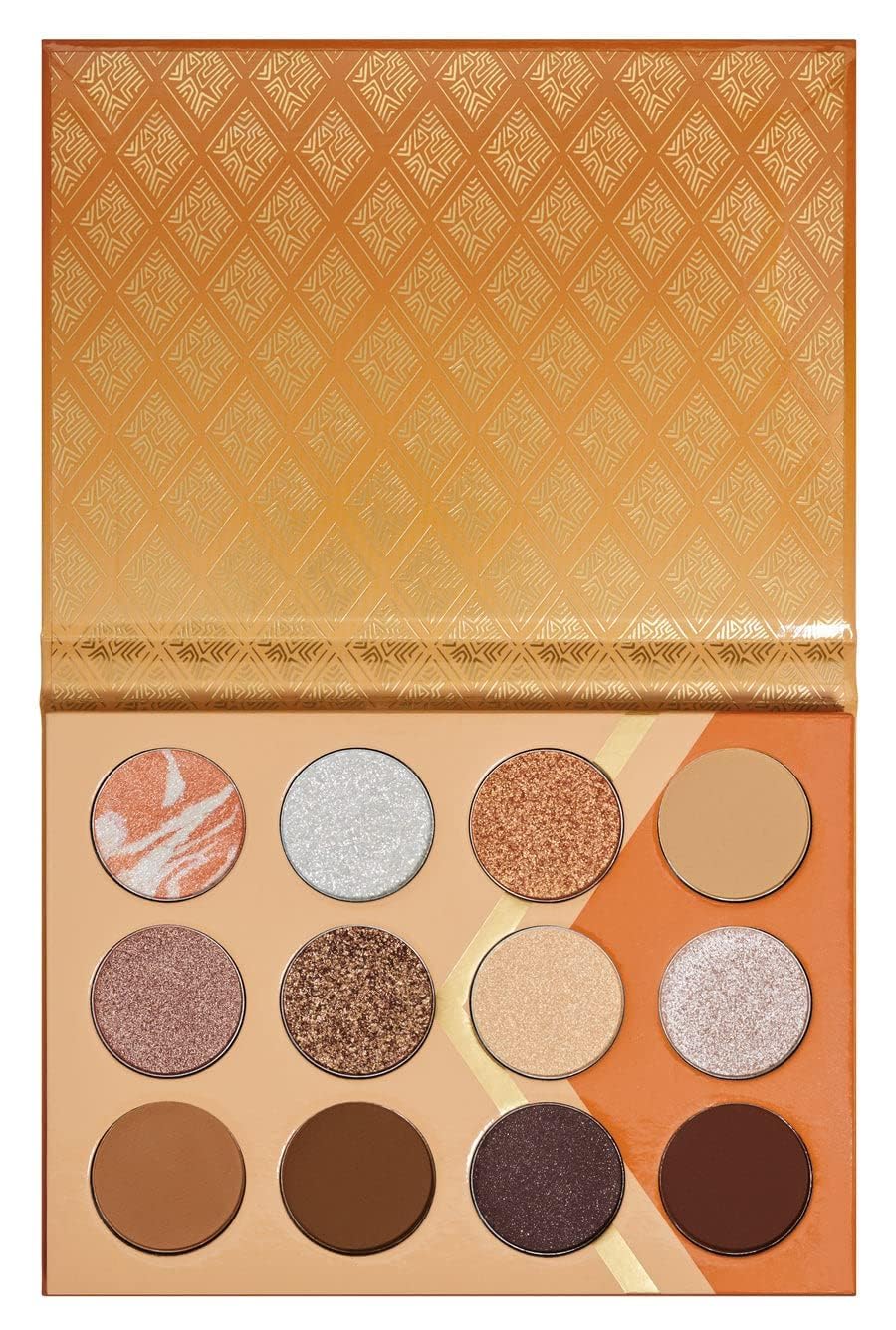 Nubian Earth white copper shimmer swatch for luminous accents