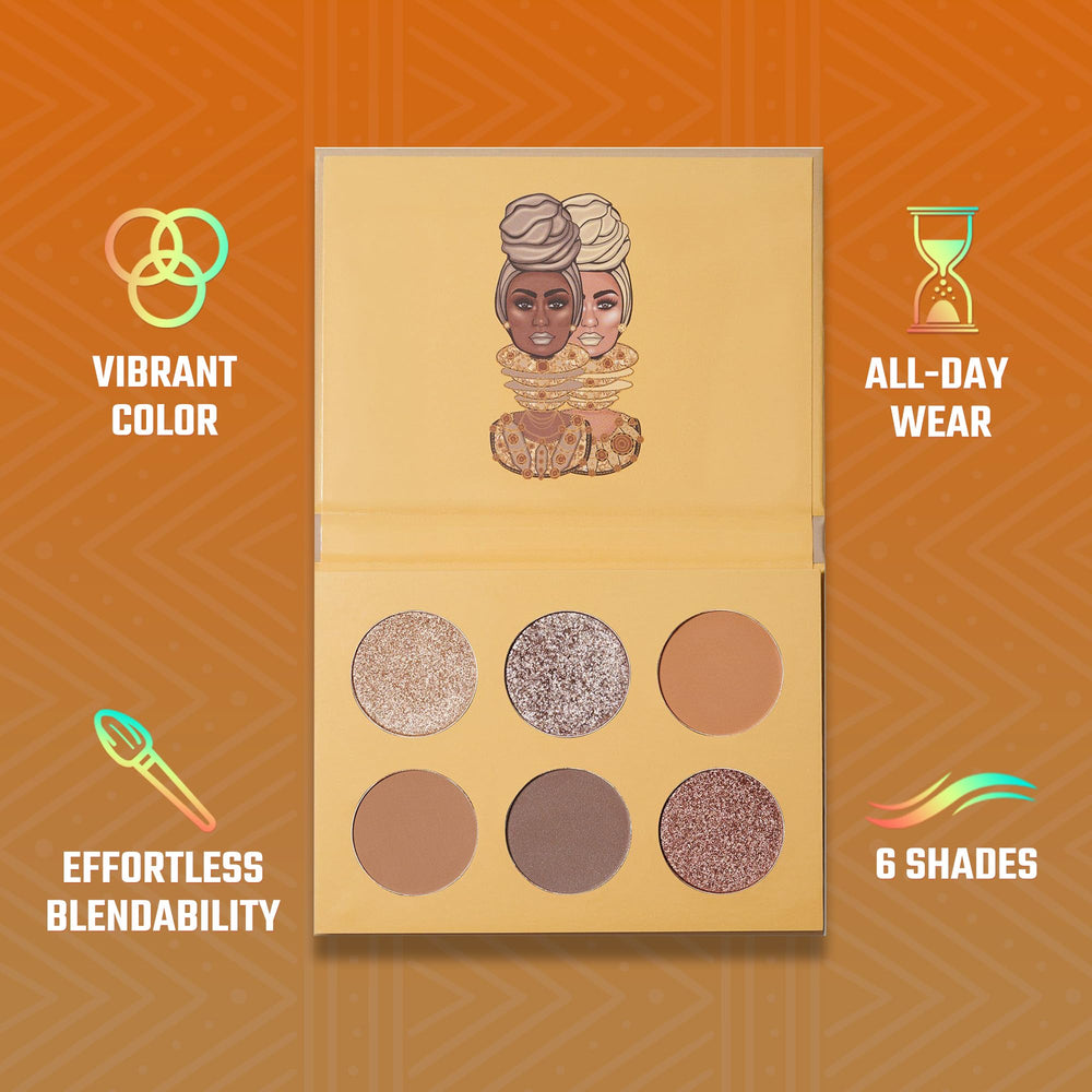 Juvia's Place Taupes palette features mattes and shimmers for seamless blending and dimension.