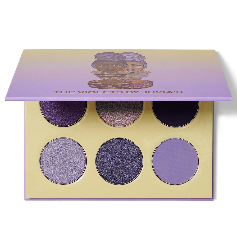 Juvia's Place The Violets palette cover shows vibrant pigment for bold eye looks