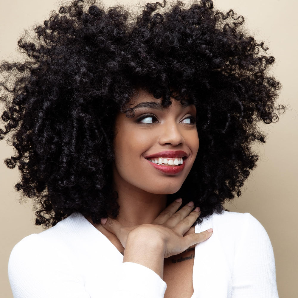 Juwel Frosted Finish Lipstick Starlet shade on lips suggests moisture