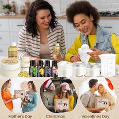 JUYRLE Hair moisturizer jars and tools keep your DIY kit organized.
