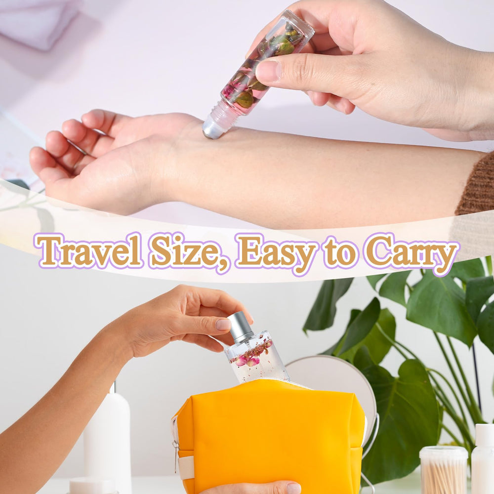 JUYRLE measuring cups and funnels help balance scent blends.