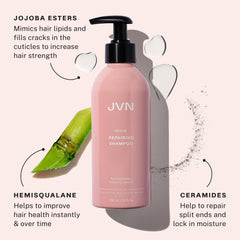 JVN Rapid Repair Bond Gloss tube provides quick shine and bond repair.