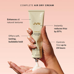 JVN Travel Essentials pack-shot displays the silicone-free trio for on-the-go care.