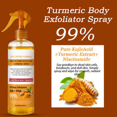 JXSVR Turmeric Spray mist being dispensed for quick hydration.